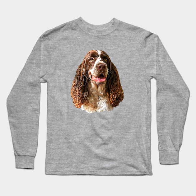 Springer Spaniel Gorgeous and Happy! Long Sleeve T-Shirt by ElegantCat